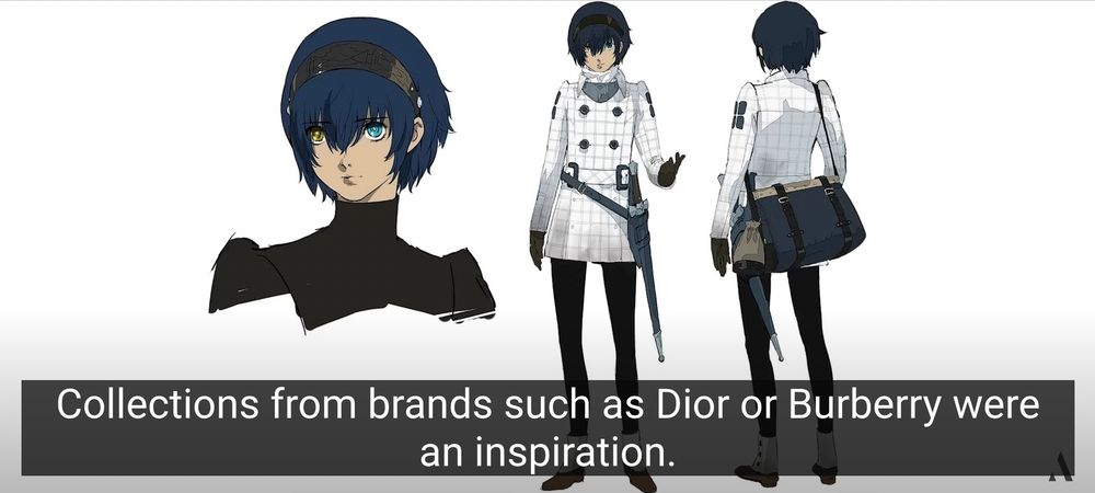 Metaphor protagonist design inspired by Dior & Burberry