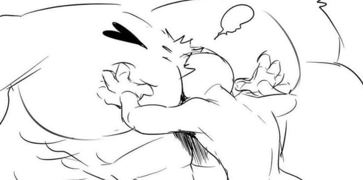 Tête dans les poils