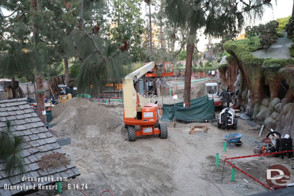 Pictures: Critter Country Renovation Project from the Disneyland Railroad (6/14/24) - The Geek's Blog @ disneygeek.com