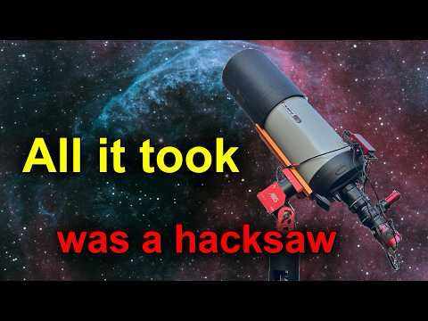 Mounting a reducer on the EdgeHD 9.25" together with an ZWO EAF and Celestron OAG - using a hacksaw