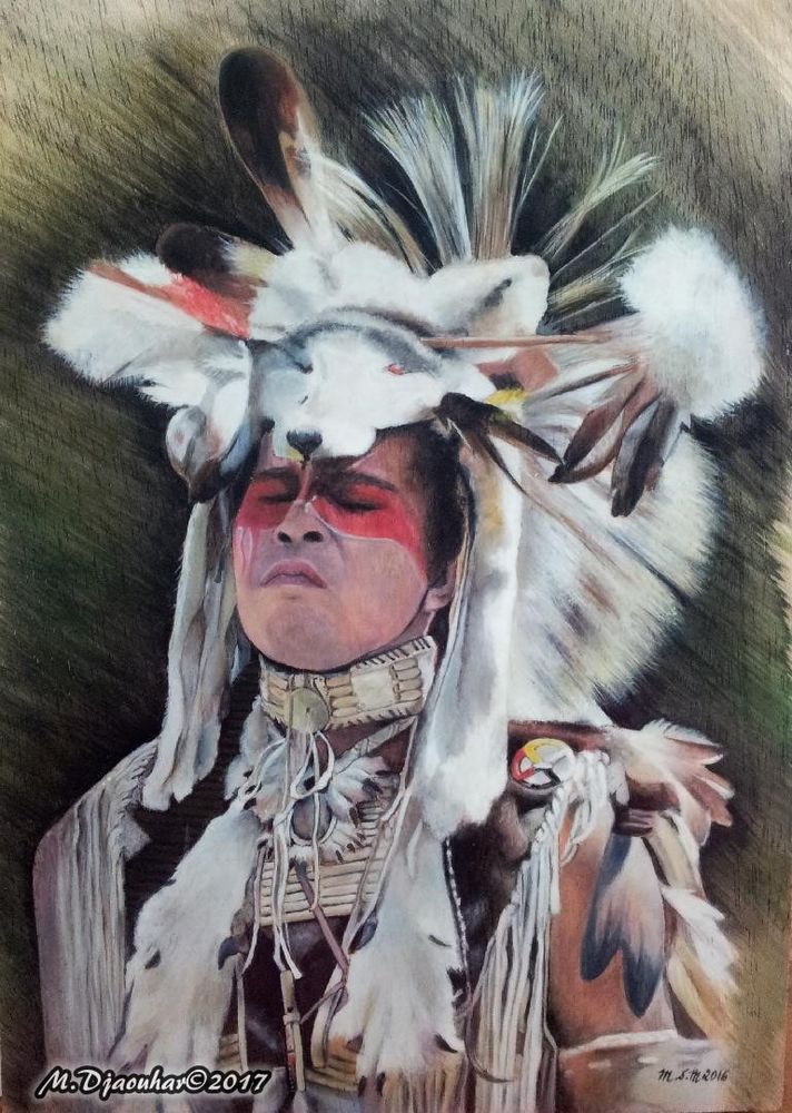 Common plywood agrees to become this detail rich wood #etching & #painting by #indigenous #artist #MDjaouhar Visit this piece in person at: https://mdjaouhar.weebly.com/prayer.html

See how it was created in progress photos. 
Returned from on loan from the Native West Trading Company & Gallery. Inquires at the link above. Native #art #portraits