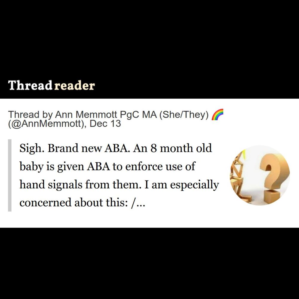 Thread by @AnnMemmott on Thread Reader App