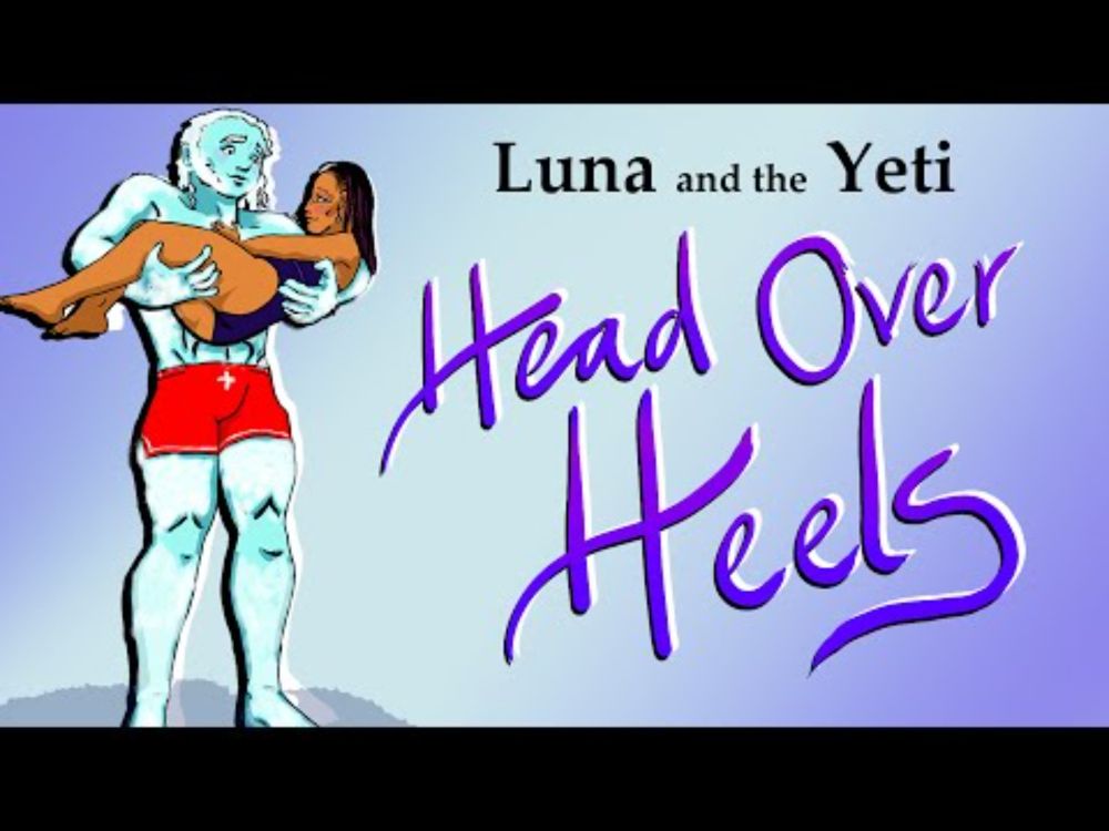 Luna and the Yeti: Head Over Heels #animation #80's