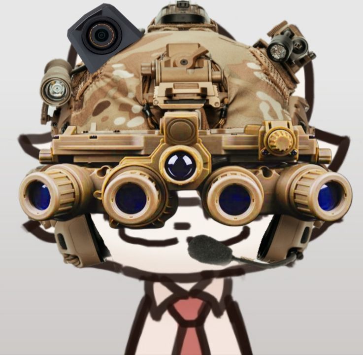 Gremlin Niko with Tactical helmet fully geared