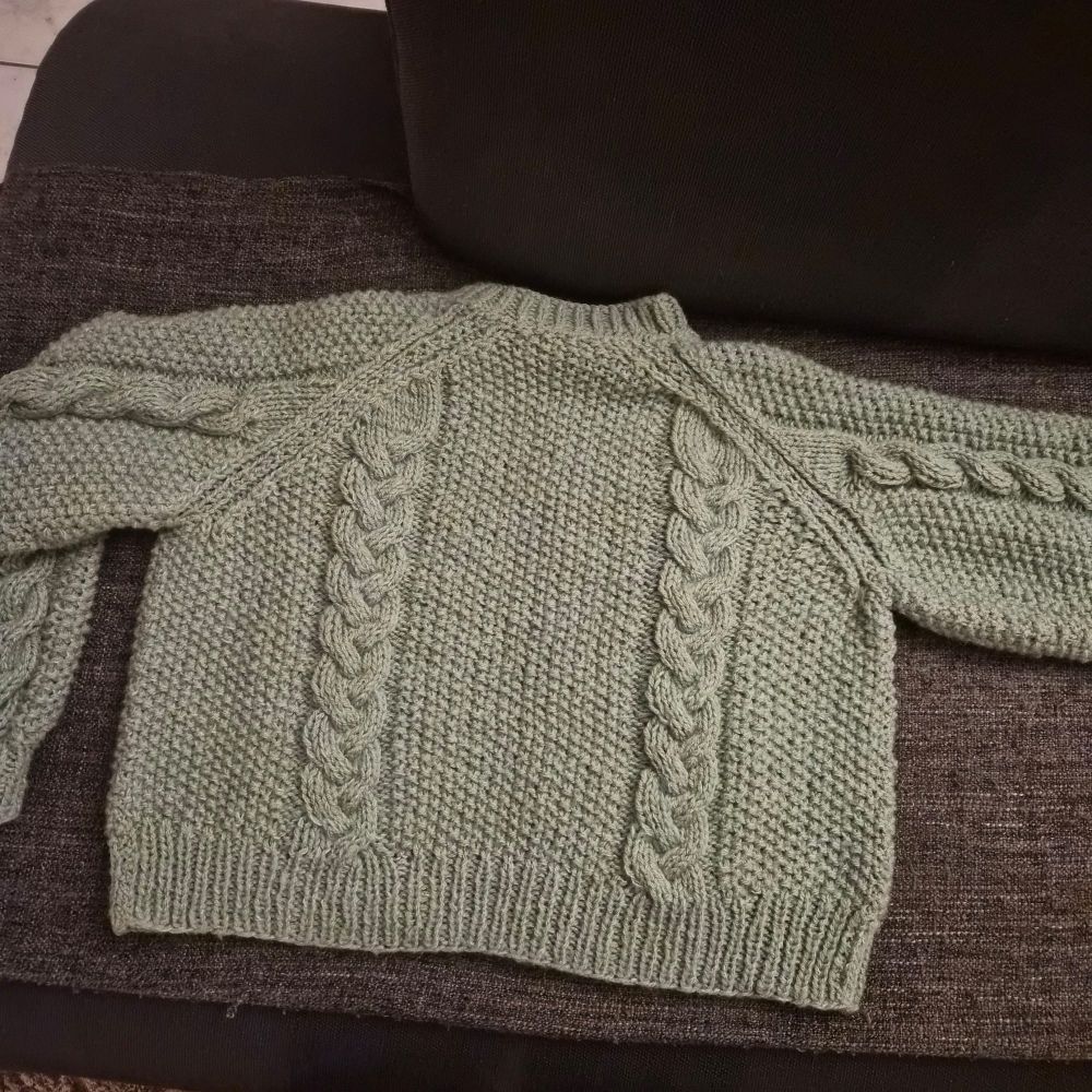 Same cardigan but showing the back