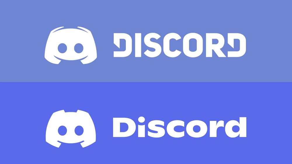Discord logo comparison. Old one is at the top, current one is at the bottom.