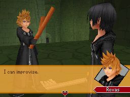 Roxas: "I can improvise."