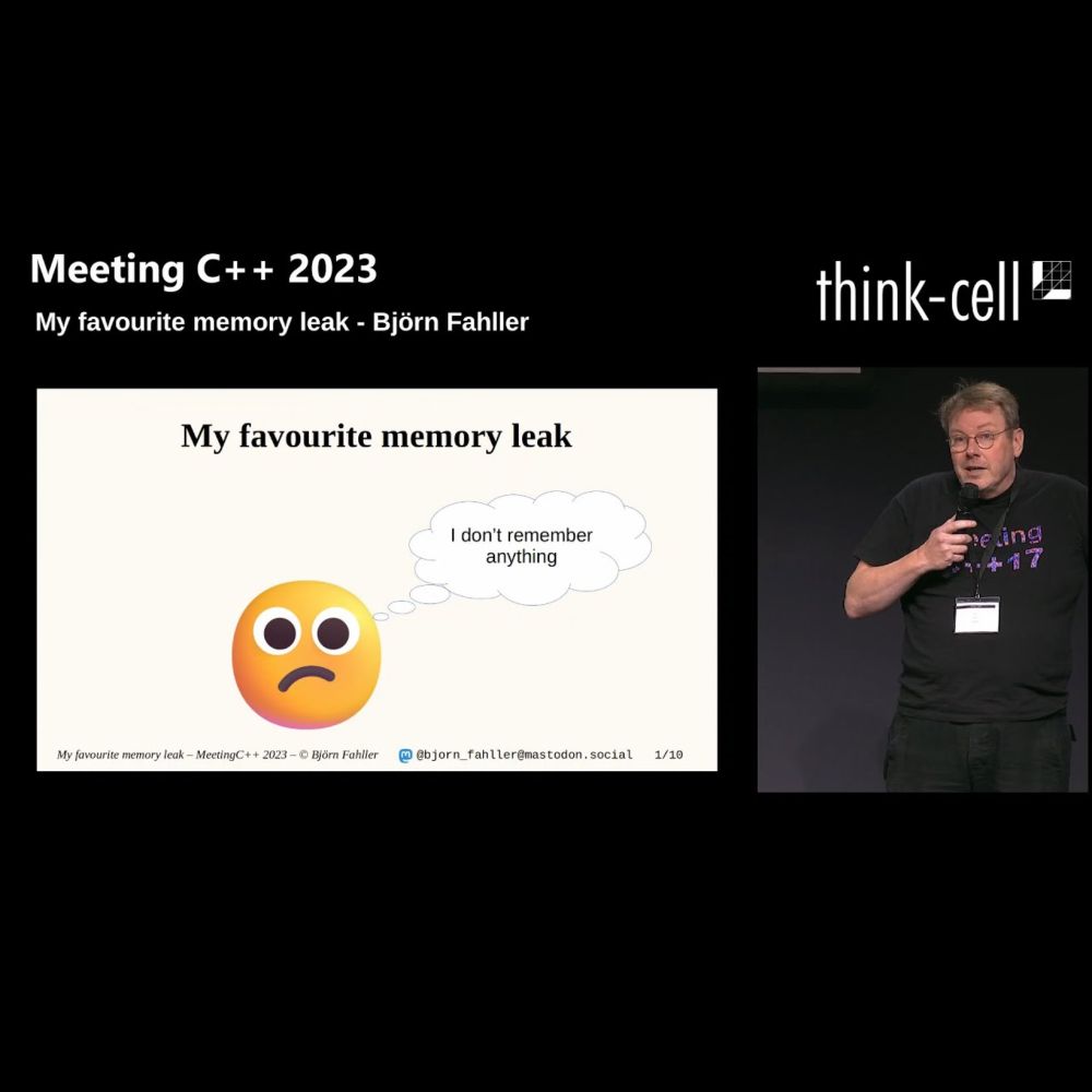 My favourite memory leak - Björn Fahller - Lightning Talks @ Meeting C++ 2023