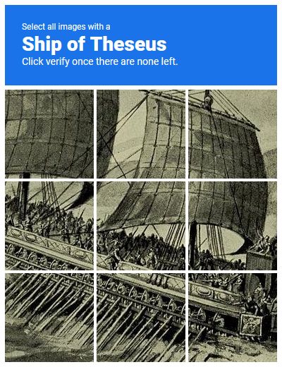 select all images with the ship of theseus
