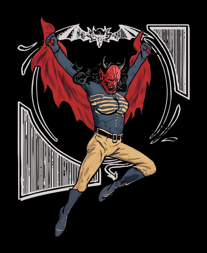 An illustration of Spring-Heeled Jane by Jacqui Quinn