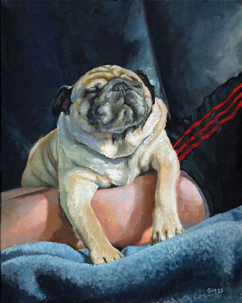 Bentley
16" x 20"
Acrylic on canvas
Commissioned portrait