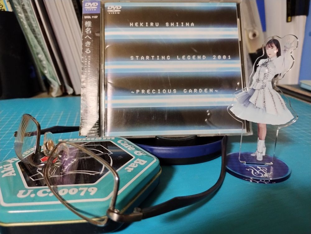 昔、むかしの熱かった時代に手に入れた
へきるさんのDVDです、少し懐かしい〜
感じで👍🌟