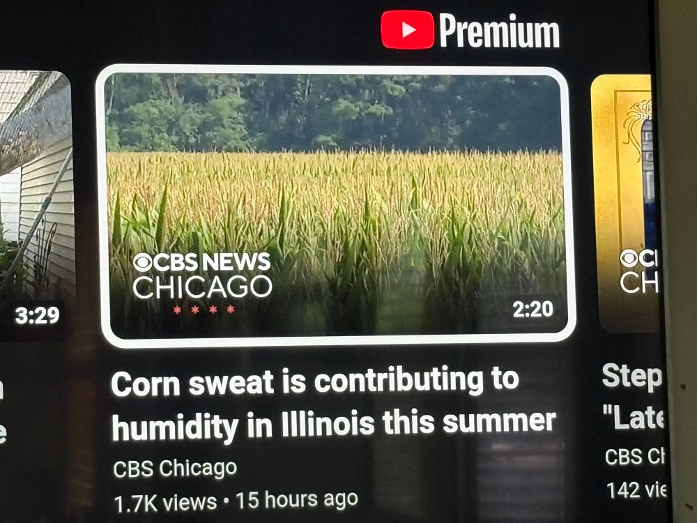 YouTube “Corn sweat is contributing to humidity in Illinois this summer”