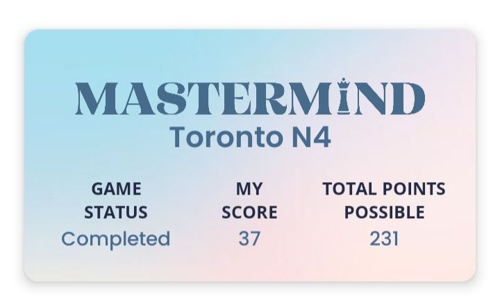 Mastermind Toronto N4
