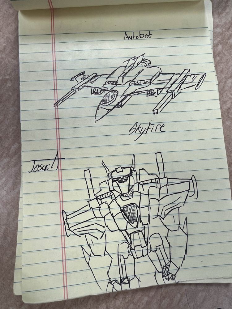 Robot mode was loosely based off his original toy