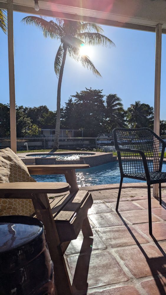 View from the porch, a perfect morning 