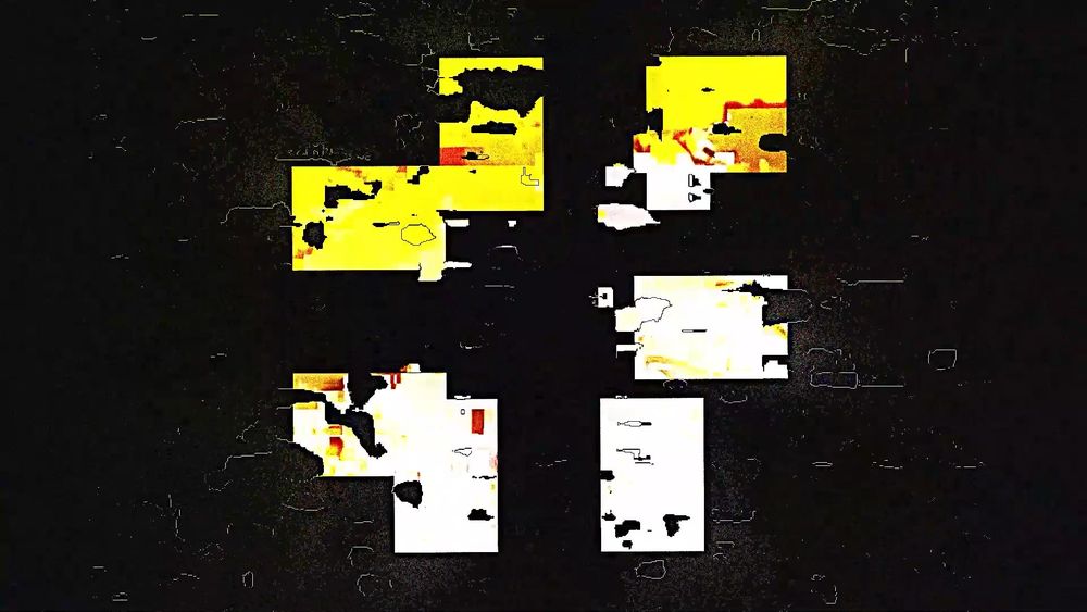 leastfavorite! set: white and yellow glitchy textures