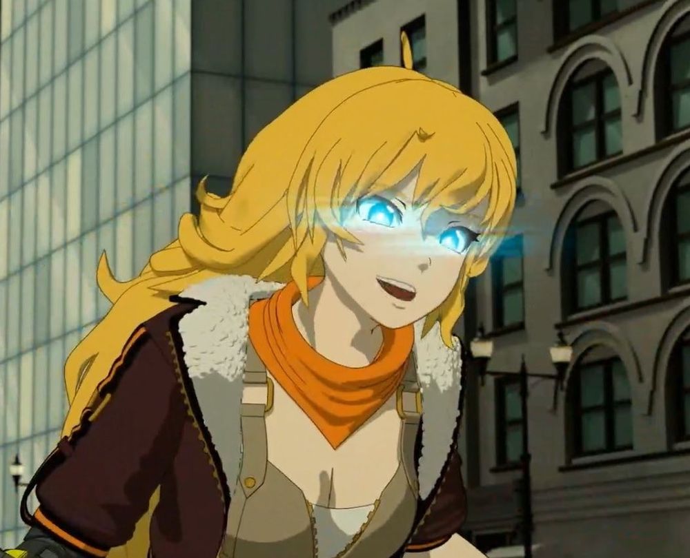 possesed yang from rwby x justice league part two movie