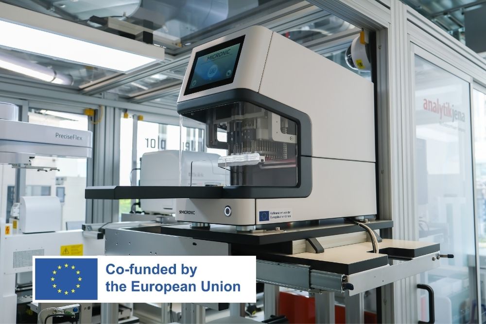 One module of the “ISMEA” device system. A logo at the bottom left reads "Co-funded by the European Union".