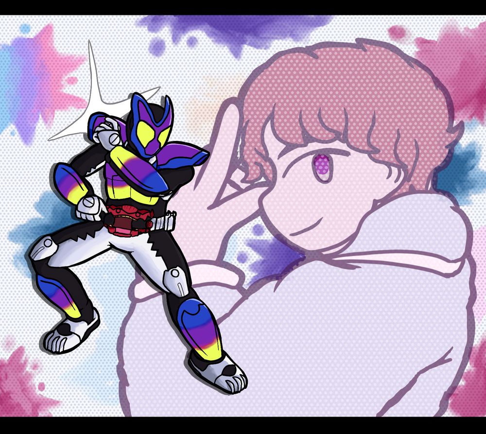 Art of Shoma and Kamen Rider Gavv, from the self-titled series