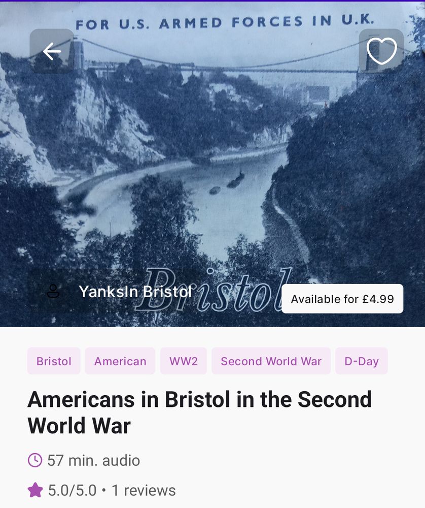 Wartime image of the Clifton Suspension Bridge