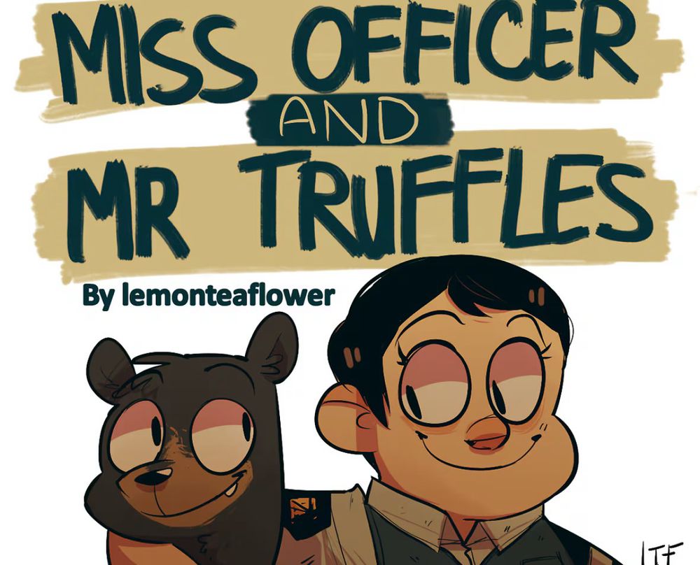 Miss Officer and Mr. Truffles (by LemonTeaFlower)