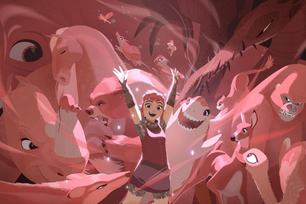 Nimona and all her glorious destructive animal forms.