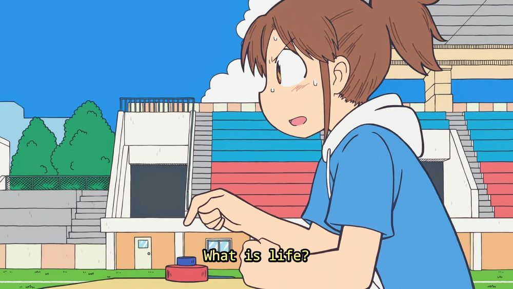 Nagumo, in episode 7 of CITY, on a game show being asked "What is life?"