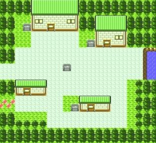New Bark Town, from Pokémon Crystal version