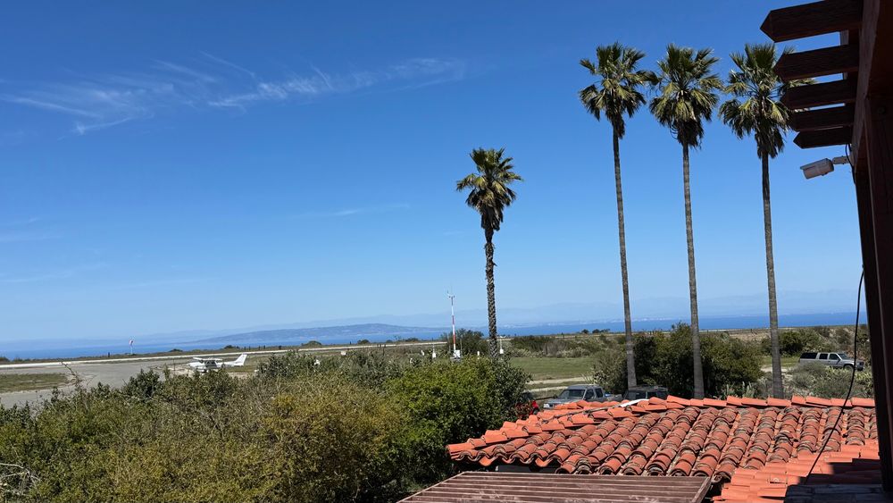View toward Los Angeles from the Catalina airport administration Tower.