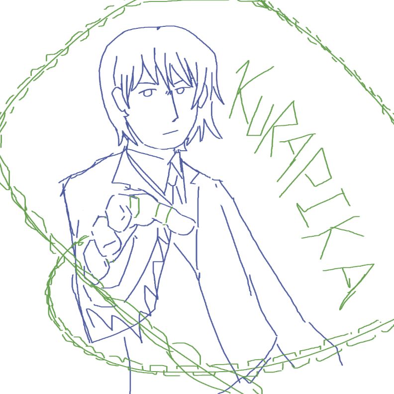 kurapika from hxh holding out his right arm with chains flying out