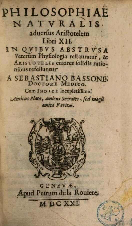Frontispiece from a work by Basso