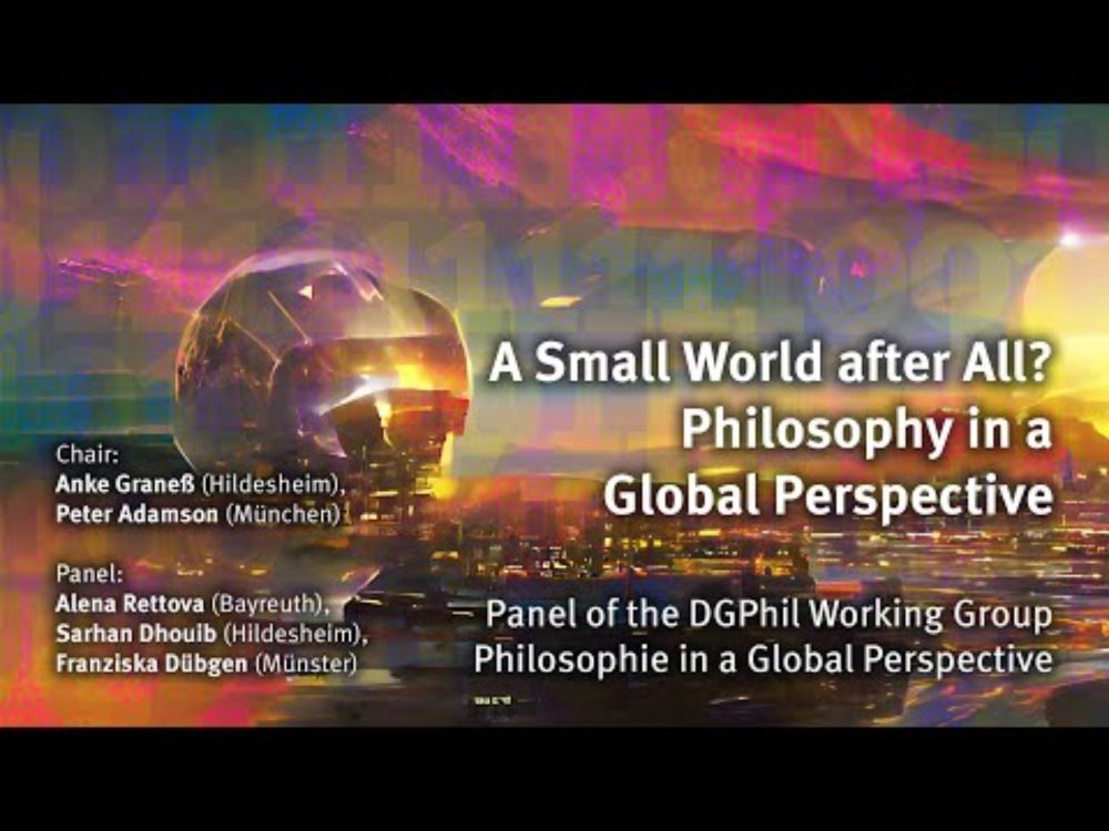 A Small World after All? Philosophy in a Global Perspective