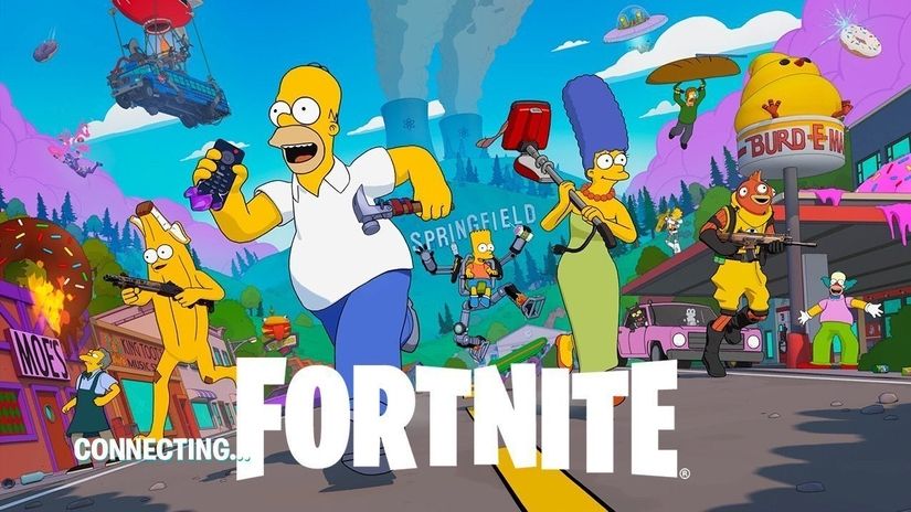 The Simpsons collaboration with Fortnite