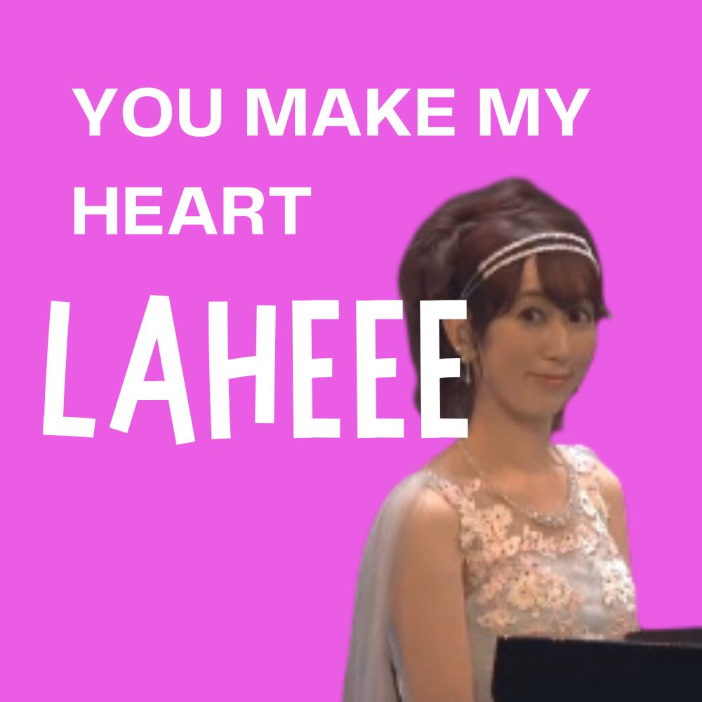 Valentine meme of lahee