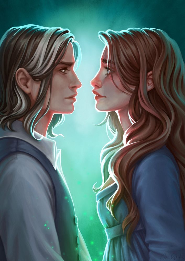 Nathaniel Thorn and Elisabeth Scrivener from Sorcery of Thorns