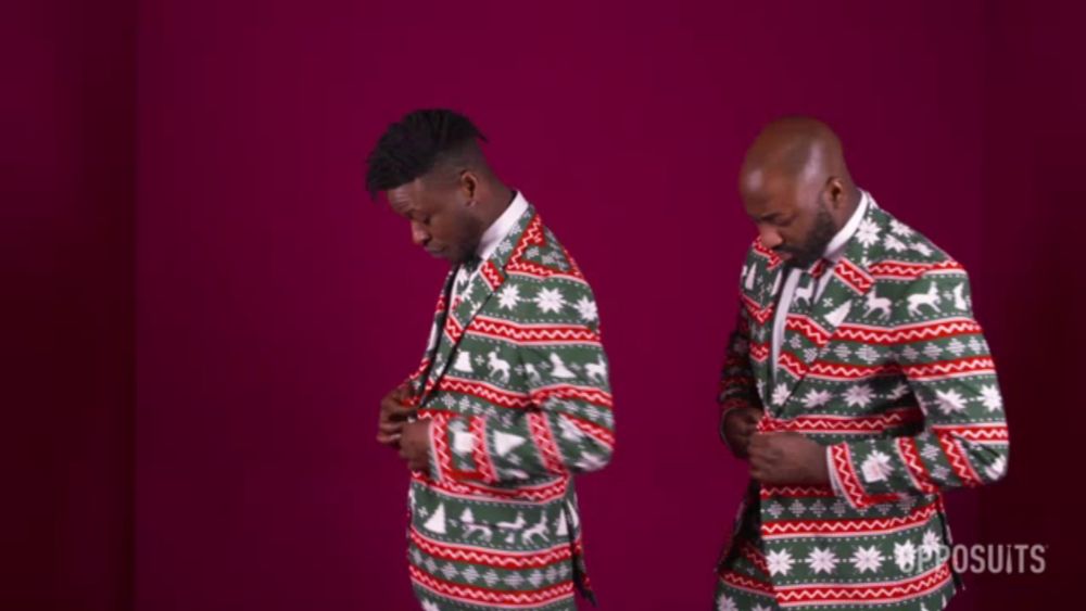 Oppo Suits Christmas GIF