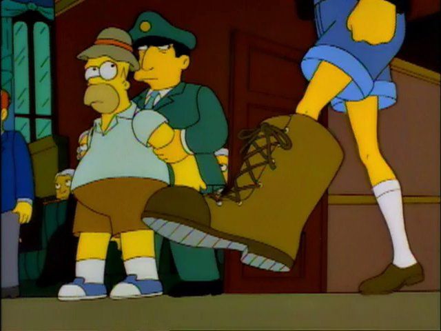 Simpsons Australian boot screenshot 