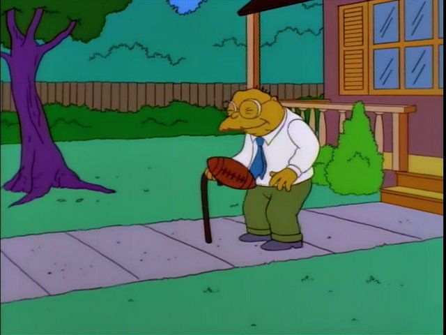 Moleman football in the groin 