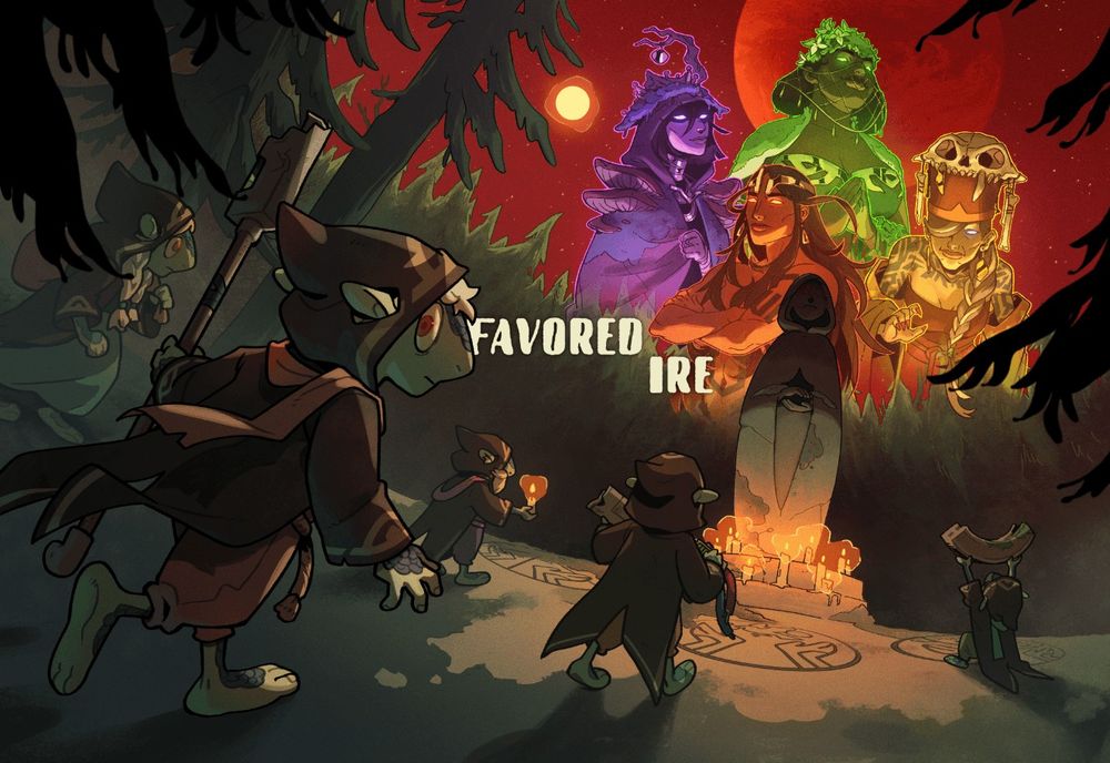 Favored Ire cover art for our upcoming board game