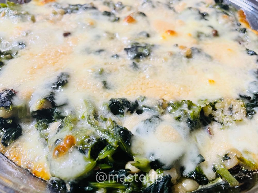 ほうれん草のオーブン焼き
Spinaci al forno