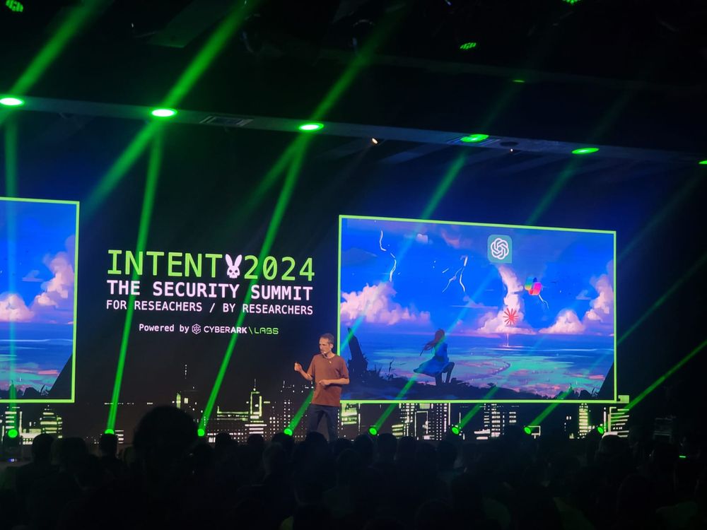 Michael on stage at INTENT 2024