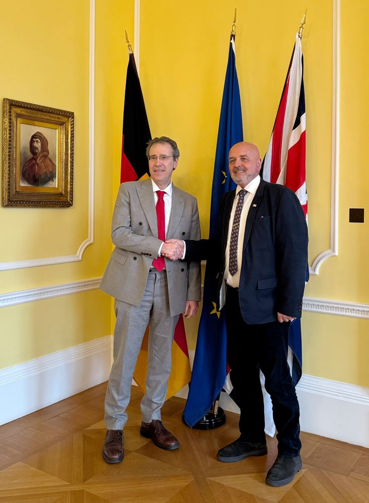HE Miguel Berger, German Ambassador to the UK took particular interest in our business links with Germany, our historic relationship with the town of Biberach and how tourism might be enhanced 