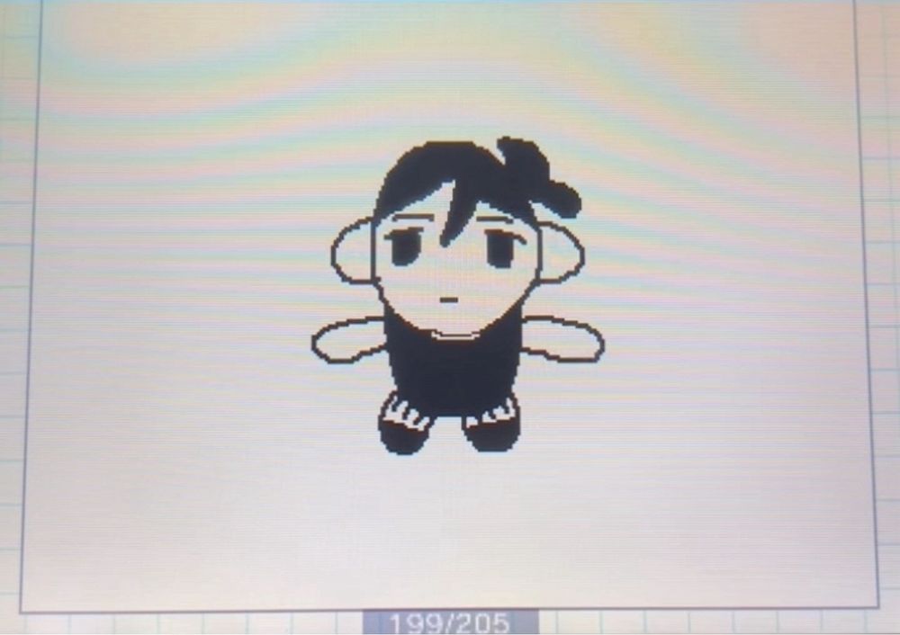 Art based on the infamous bootleg Omori plush drawn by me on my 3DS. 😆