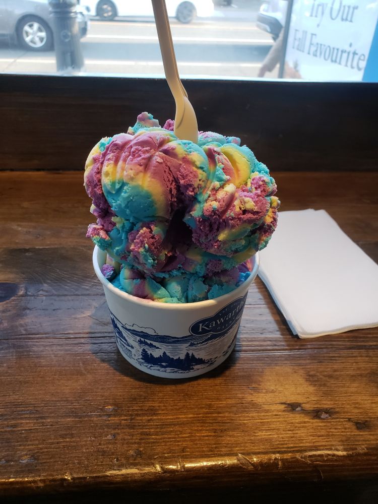 basically a pint of moonmist ice cream in a cup