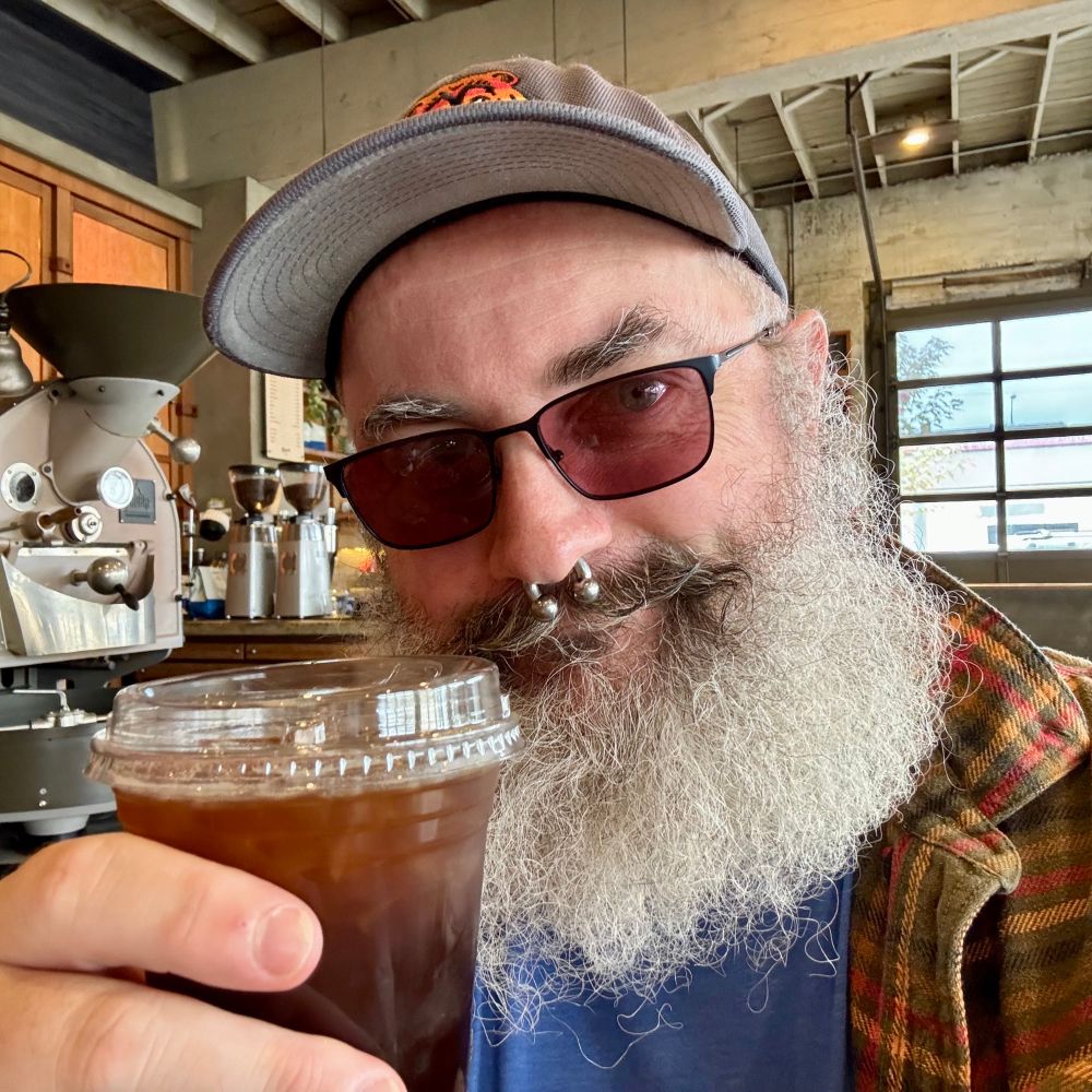 Me with a cova iced americano 