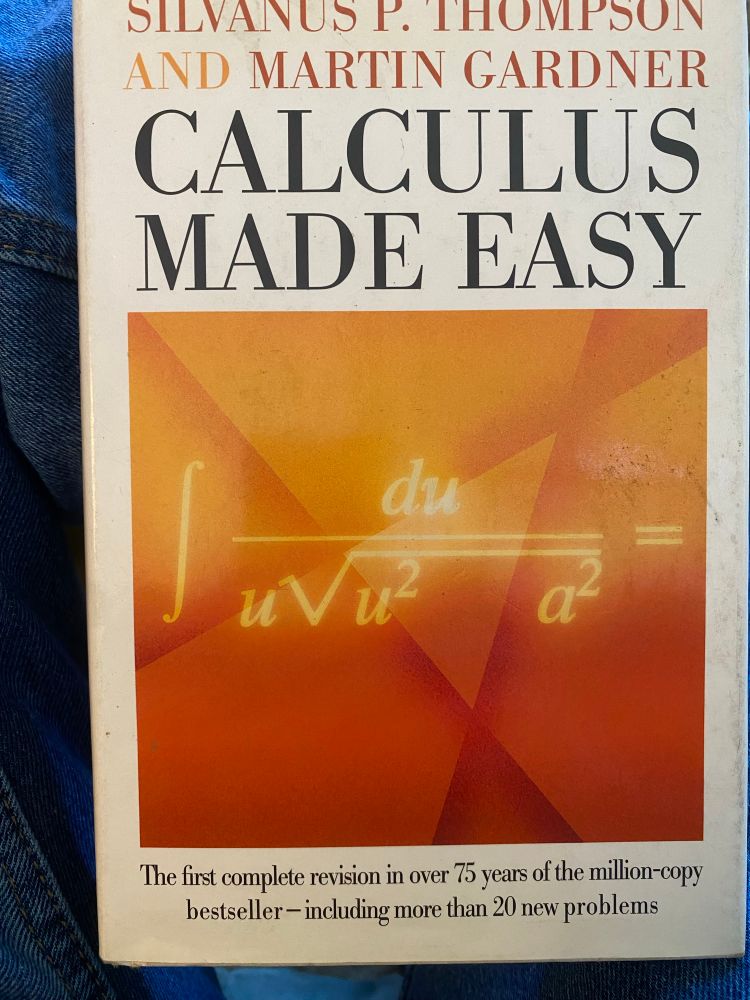 The cover of the book Calculus Made Easy
