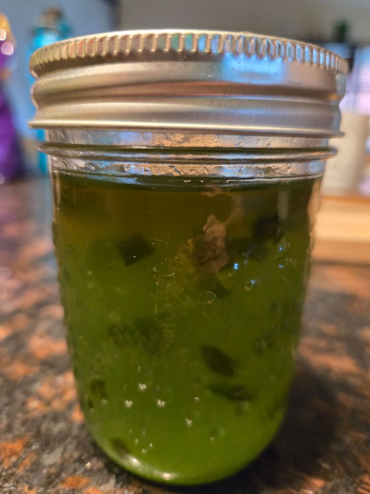 Jalapeño jelly jar