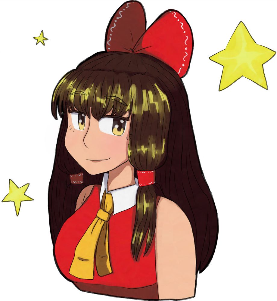 hakurei reimu from touhou project bust
