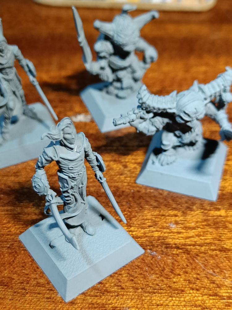 Des figurines avec une sous-couche propre waou